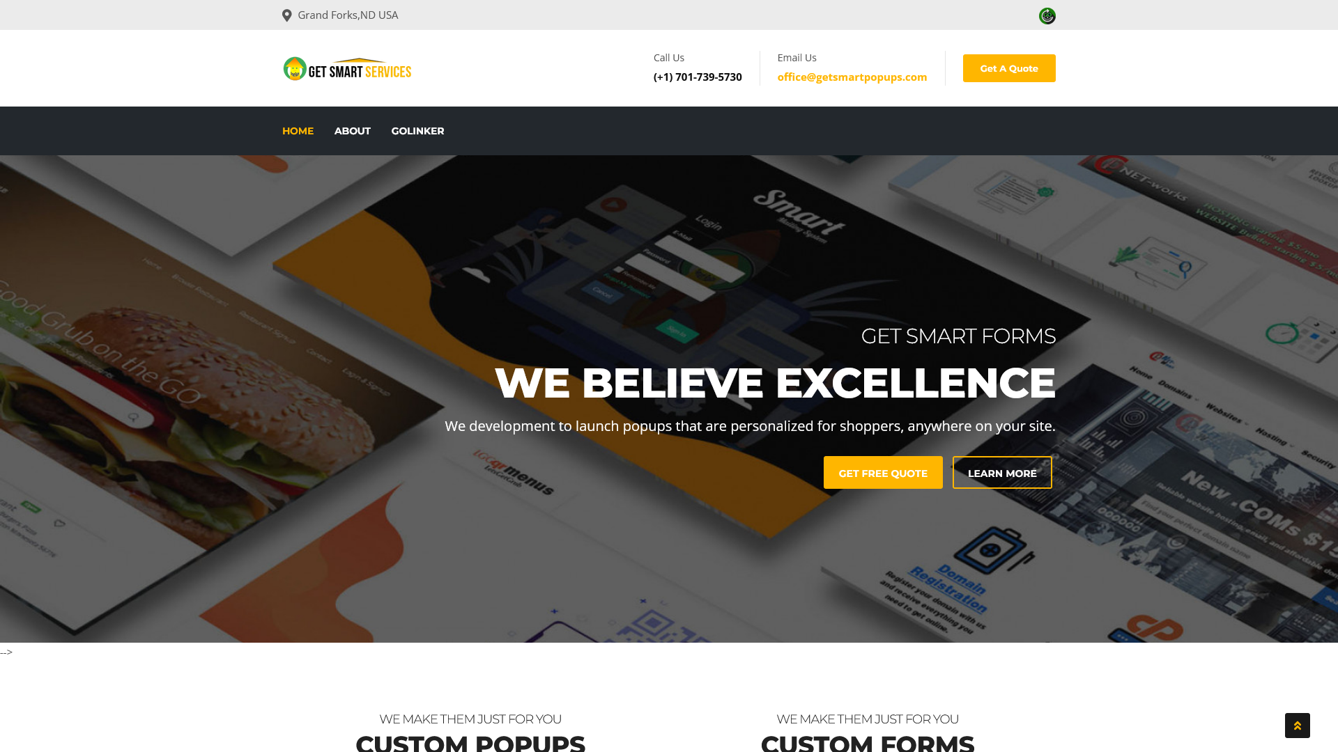 get smart forms and popups screenshot